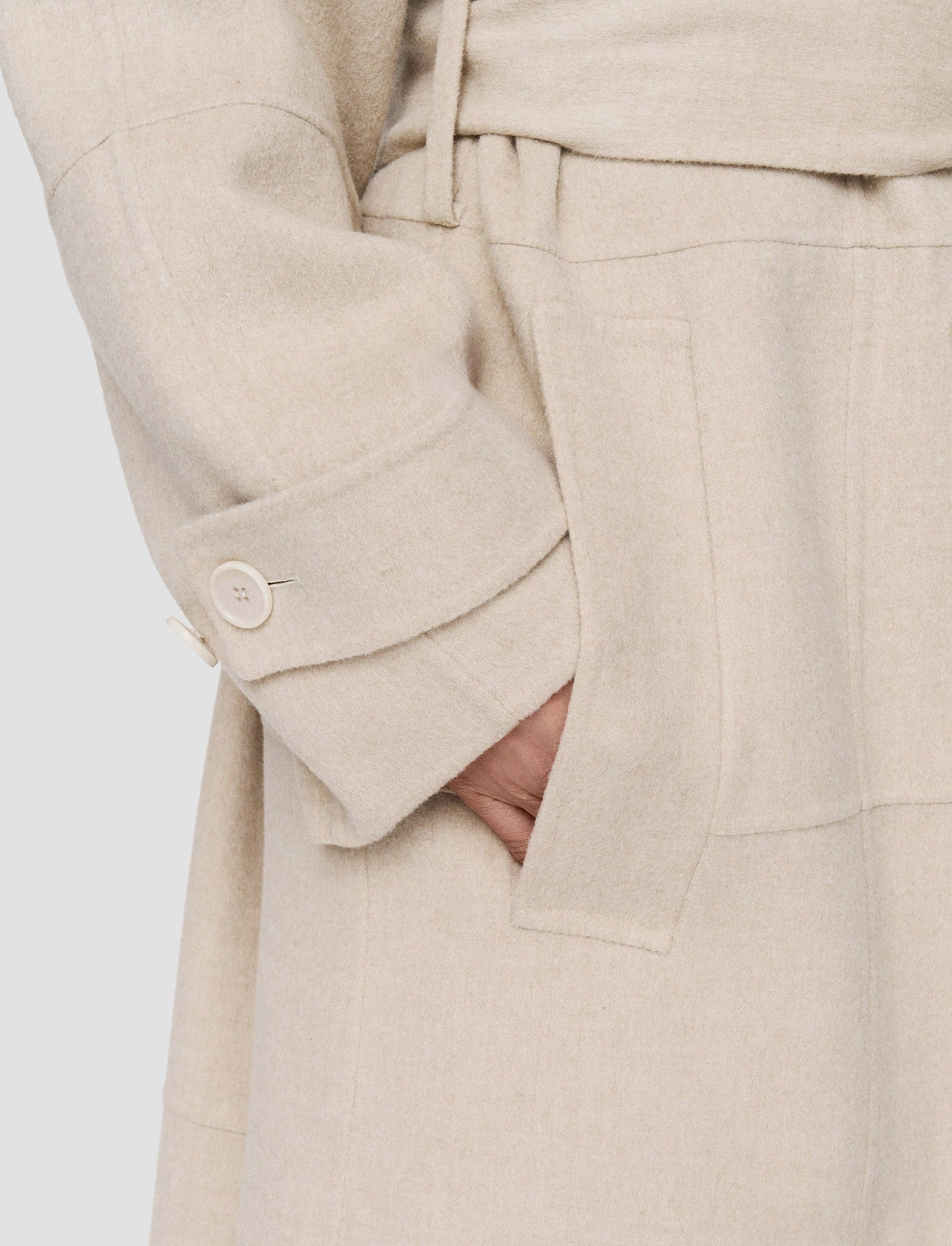 Light Double Face Animation Merton Coat WaterRepellentFabric