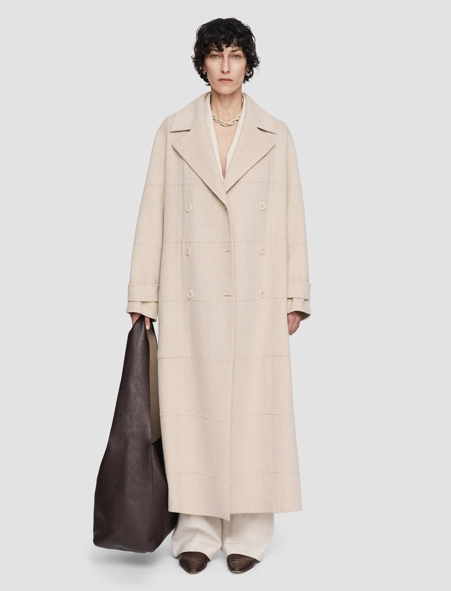 Light Double Face Animation Merton Coat Eco Friendly Production