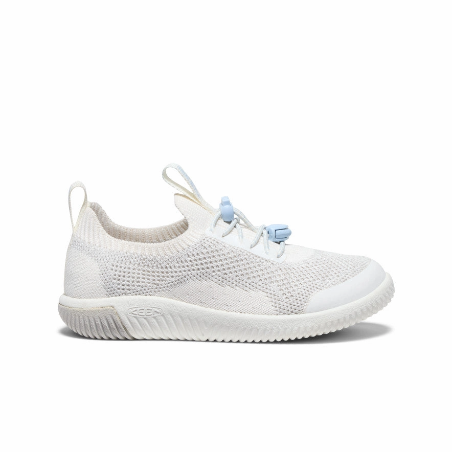 Instant Style Shoes Urban Style Little Kids' KNX Knit Sneaker  |  Star White/Skyway