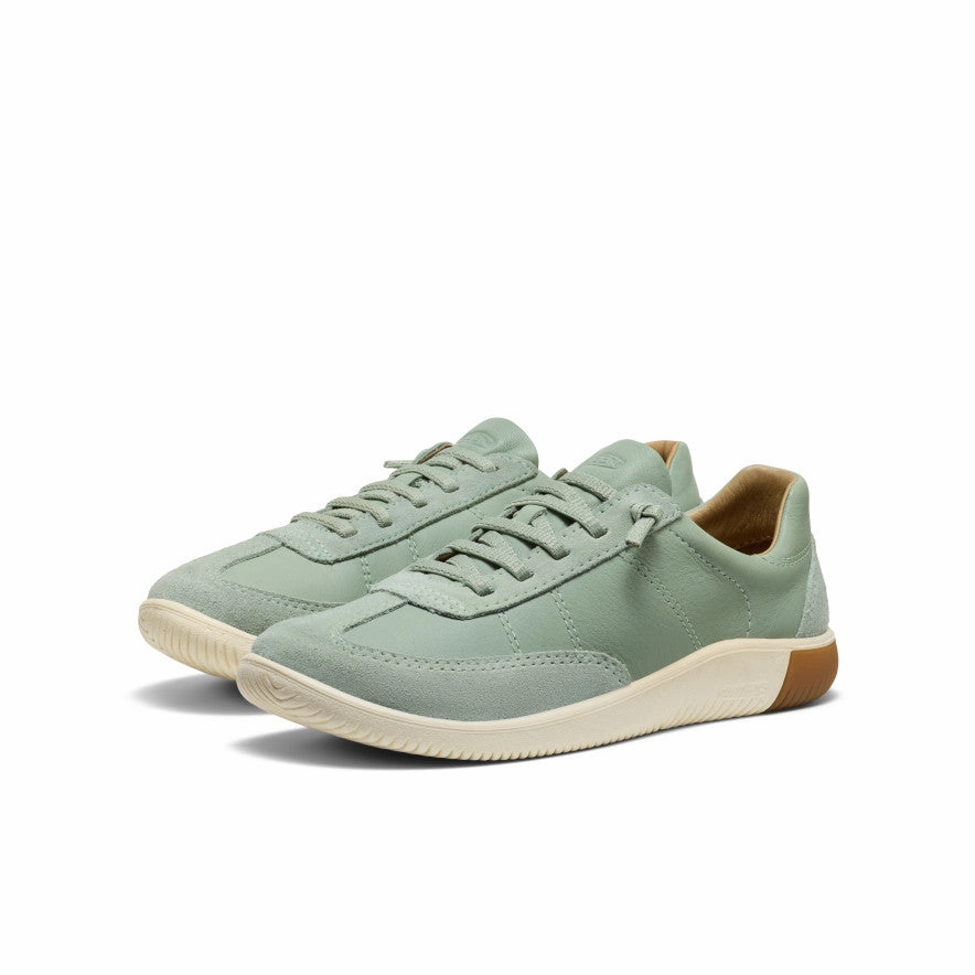 Footbed Cushioned Slip On Women's KNX T-Toe Sneaker  |  Iceberg Green/Birch