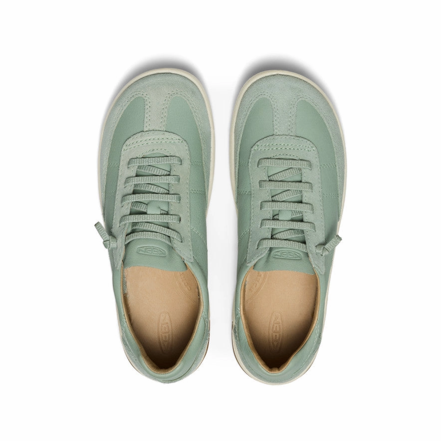 Anti Skid Slip On Women's KNX T-Toe Sneaker  |  Iceberg Green/Birch