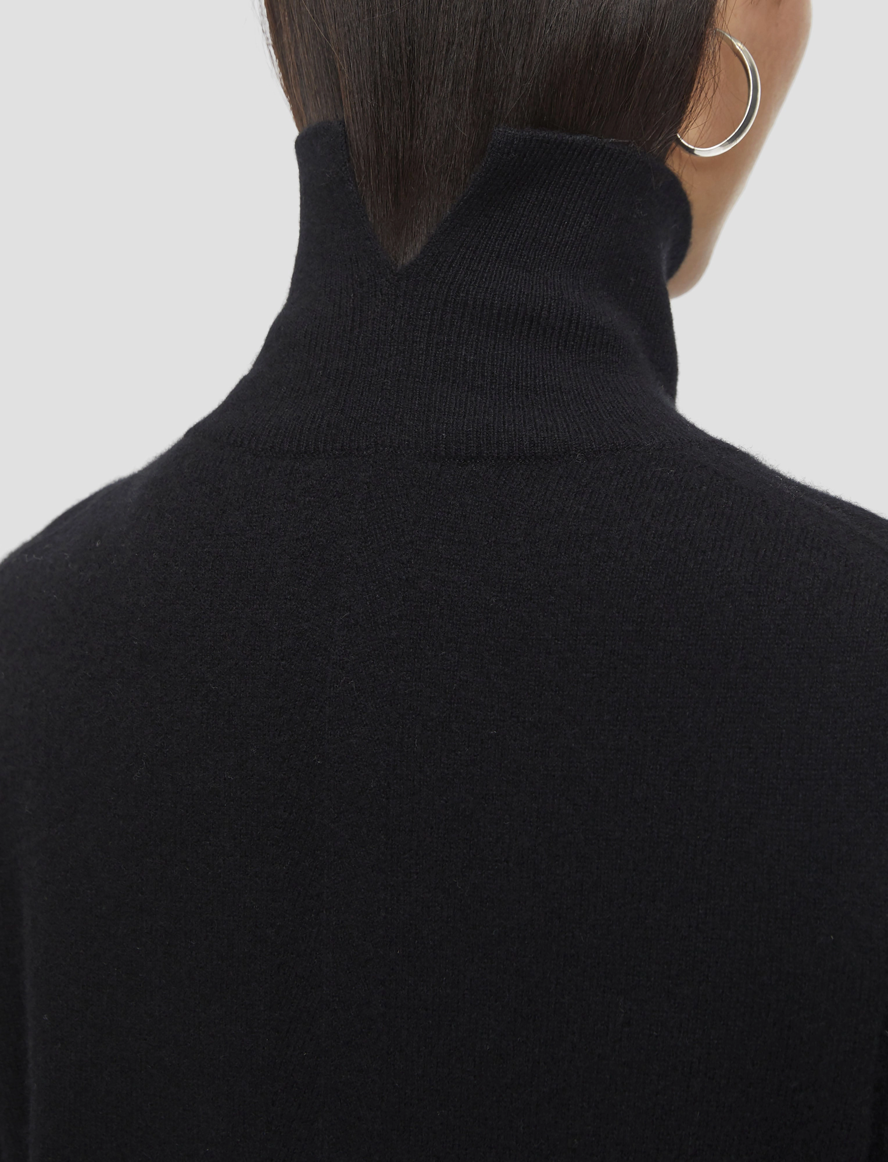Light Pure Cashmere High Neck Jumper Anti Pilling Technology