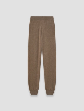 Light Pure Cashmere Joggers Knit Reinforced Edges