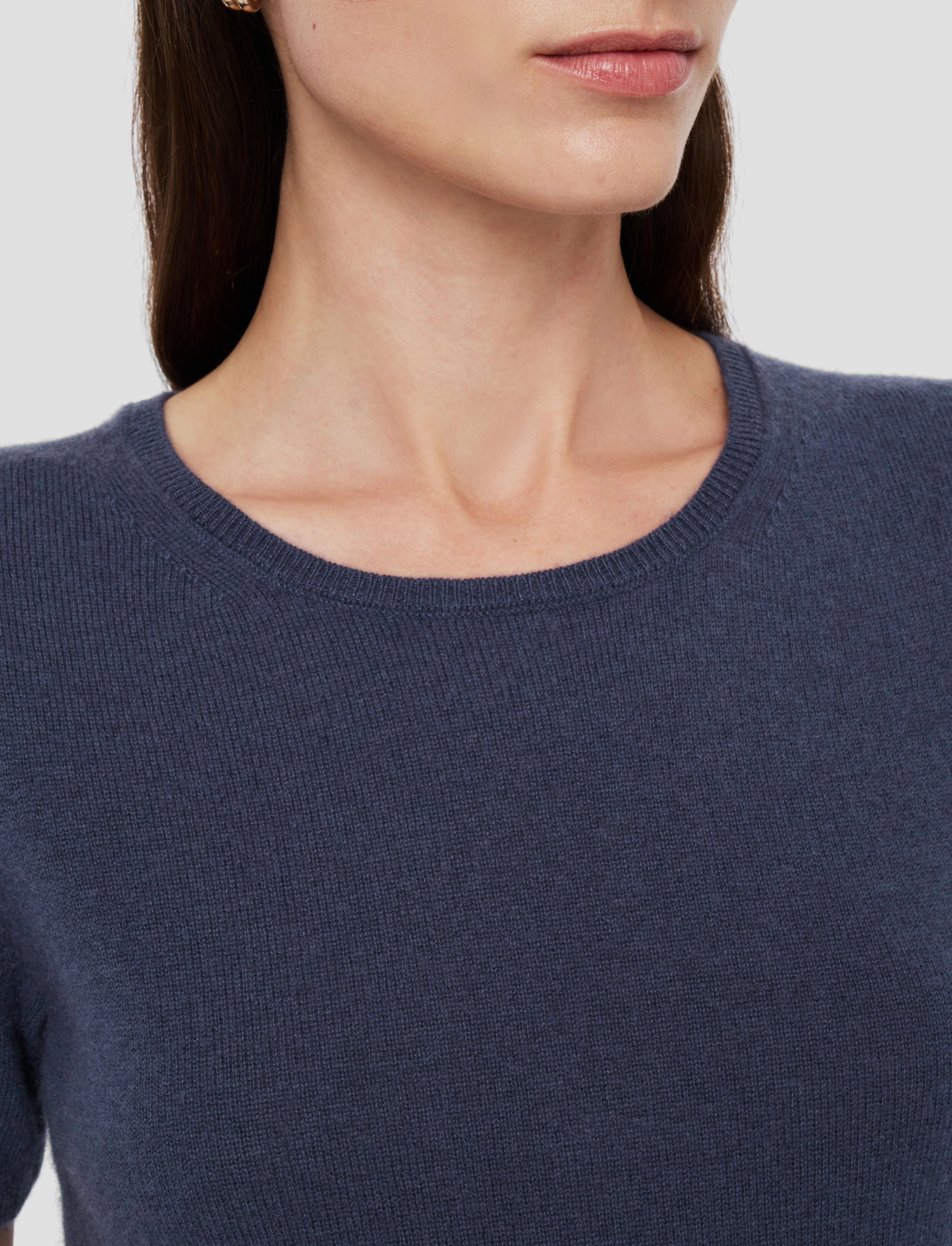 LowCarbon Footprint Textile Light Pure Cashmere Round Neck Jumper
