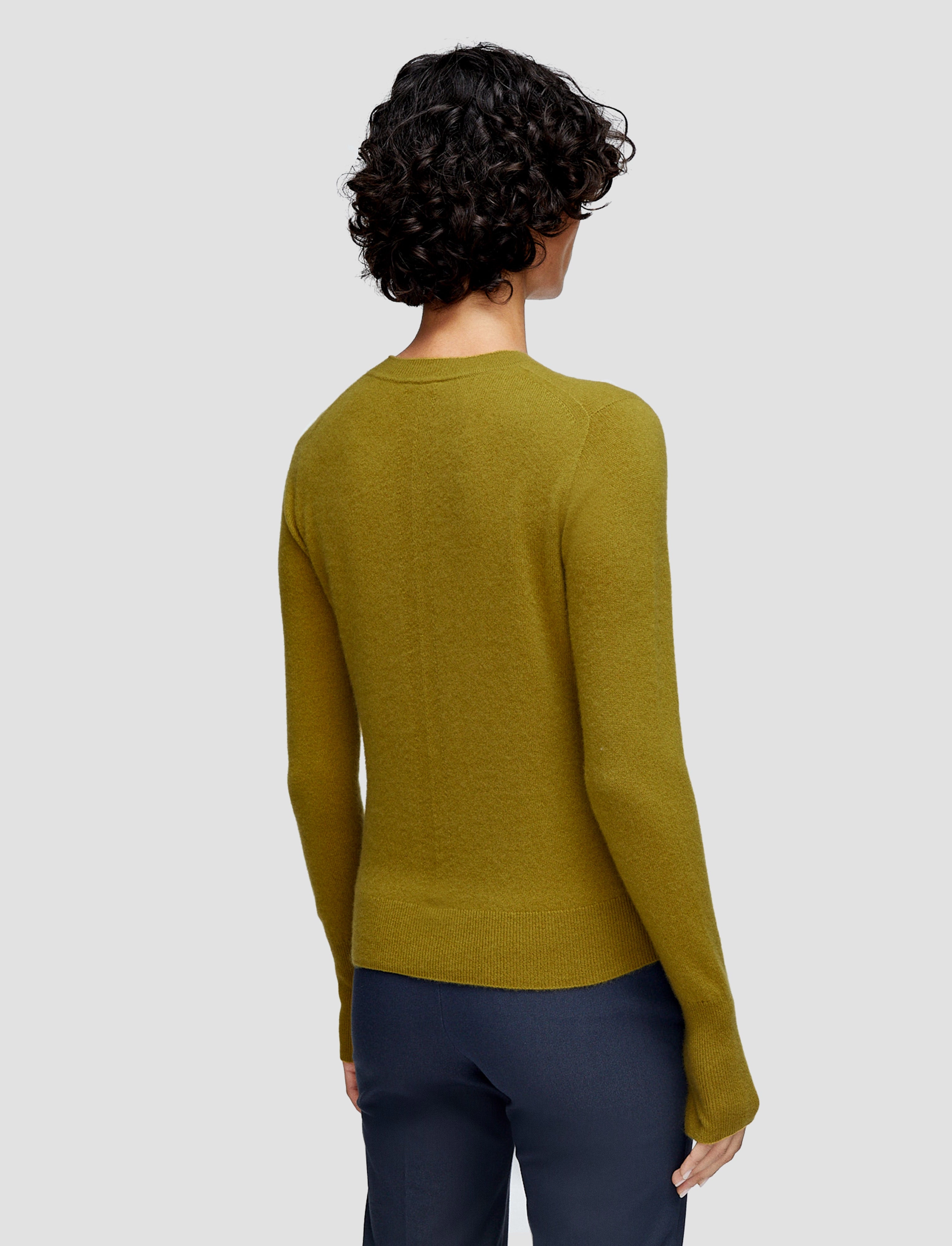 HeatTrapping Fibers Light Pure Cashmere Round Neck Jumper