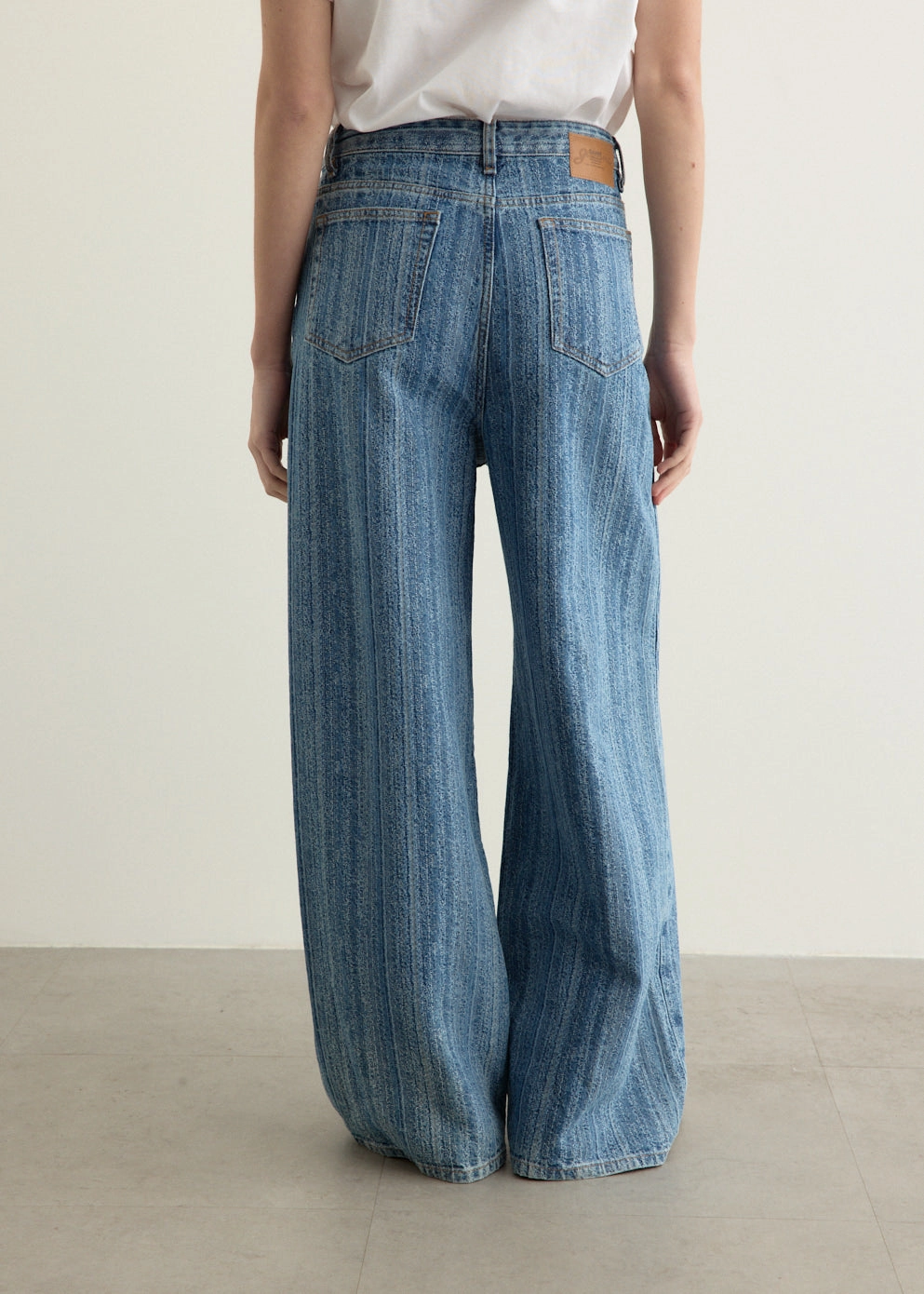 Workwear Ready Structured Denim Double Fly Baggy Jeans