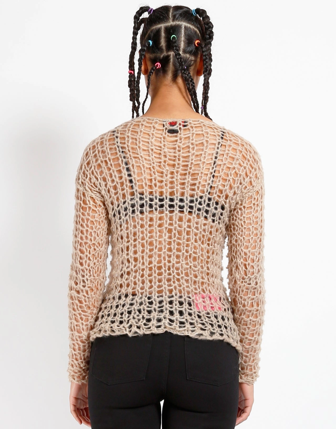 HOLY PUNK SWEATER IVORY Chic Tee