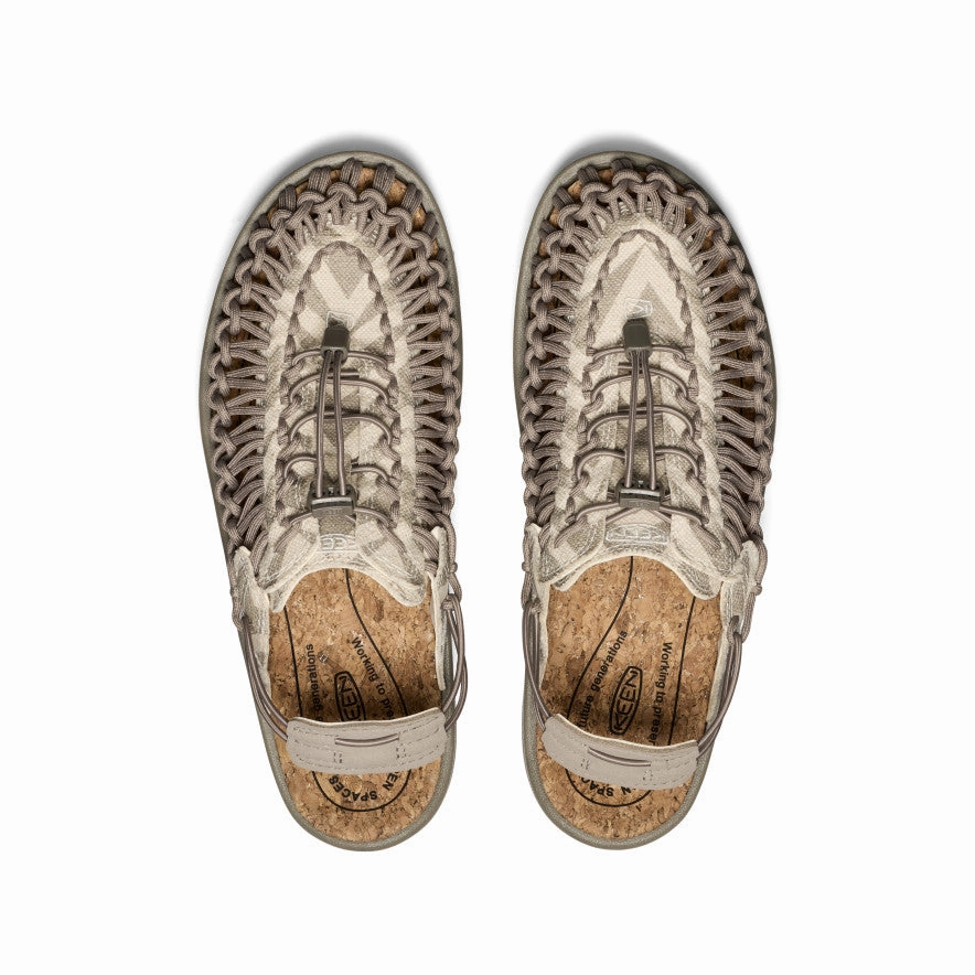 EVA sole All Gender UNEEK II Convertible Canvas Sneaker  |  Brindle/Natural