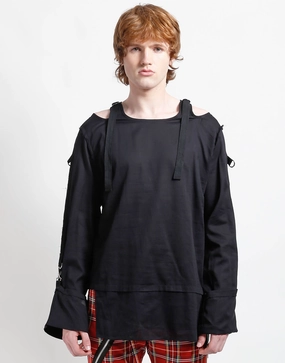 PUNK TOP BLACK Chic Sweater