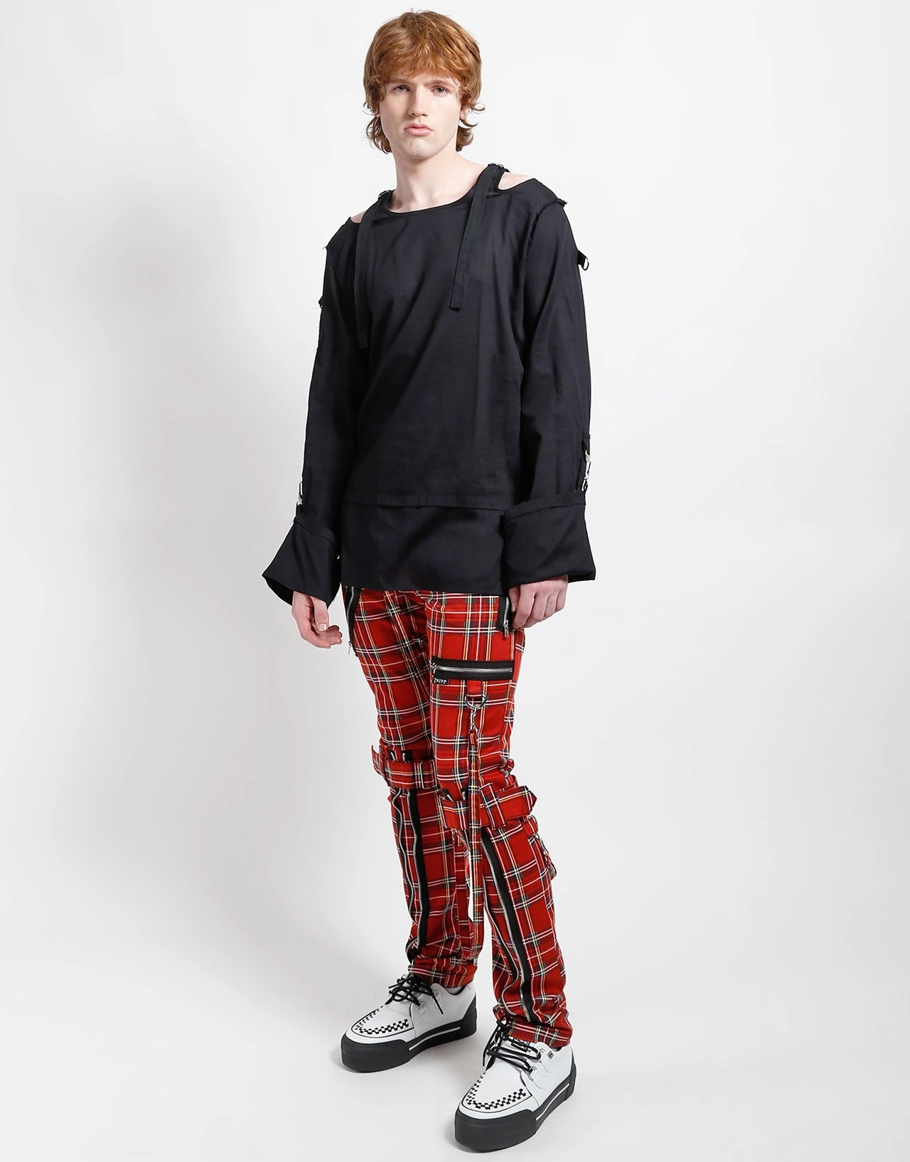 LightweightWeave Breathable Mesh Insert PUNK TOP BLACK