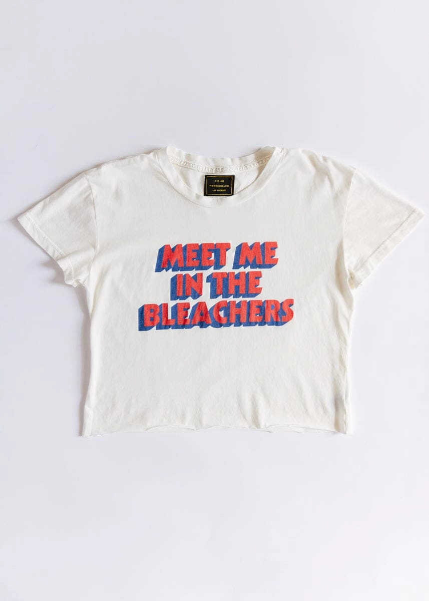 Bleachers Crop Tee Recycled Polyester