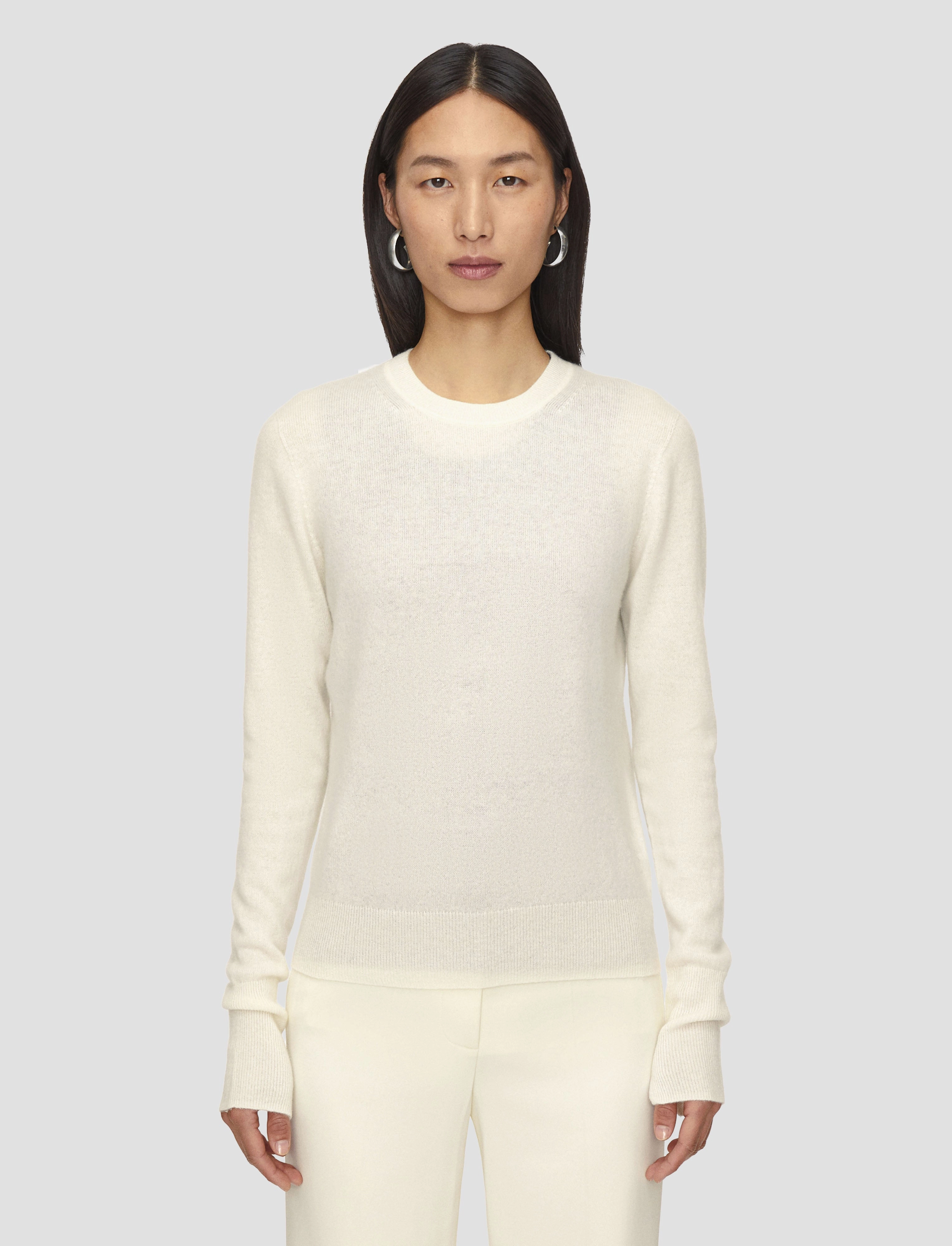 Autumn favorite Light Pure Cashmere Round Neck Jumper