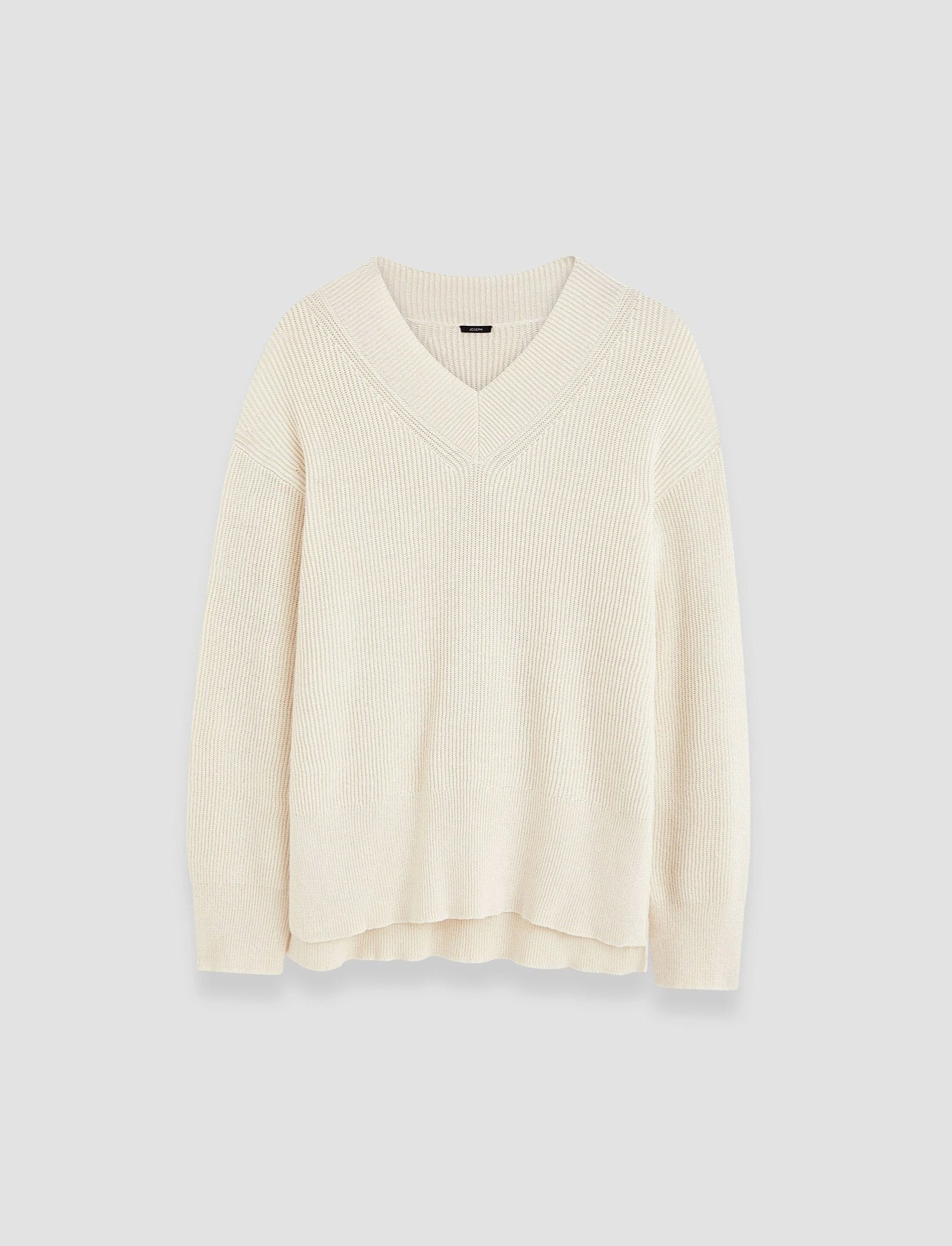 Linen Blend Knit Jumper Everyday Classic Seasonal Comforted