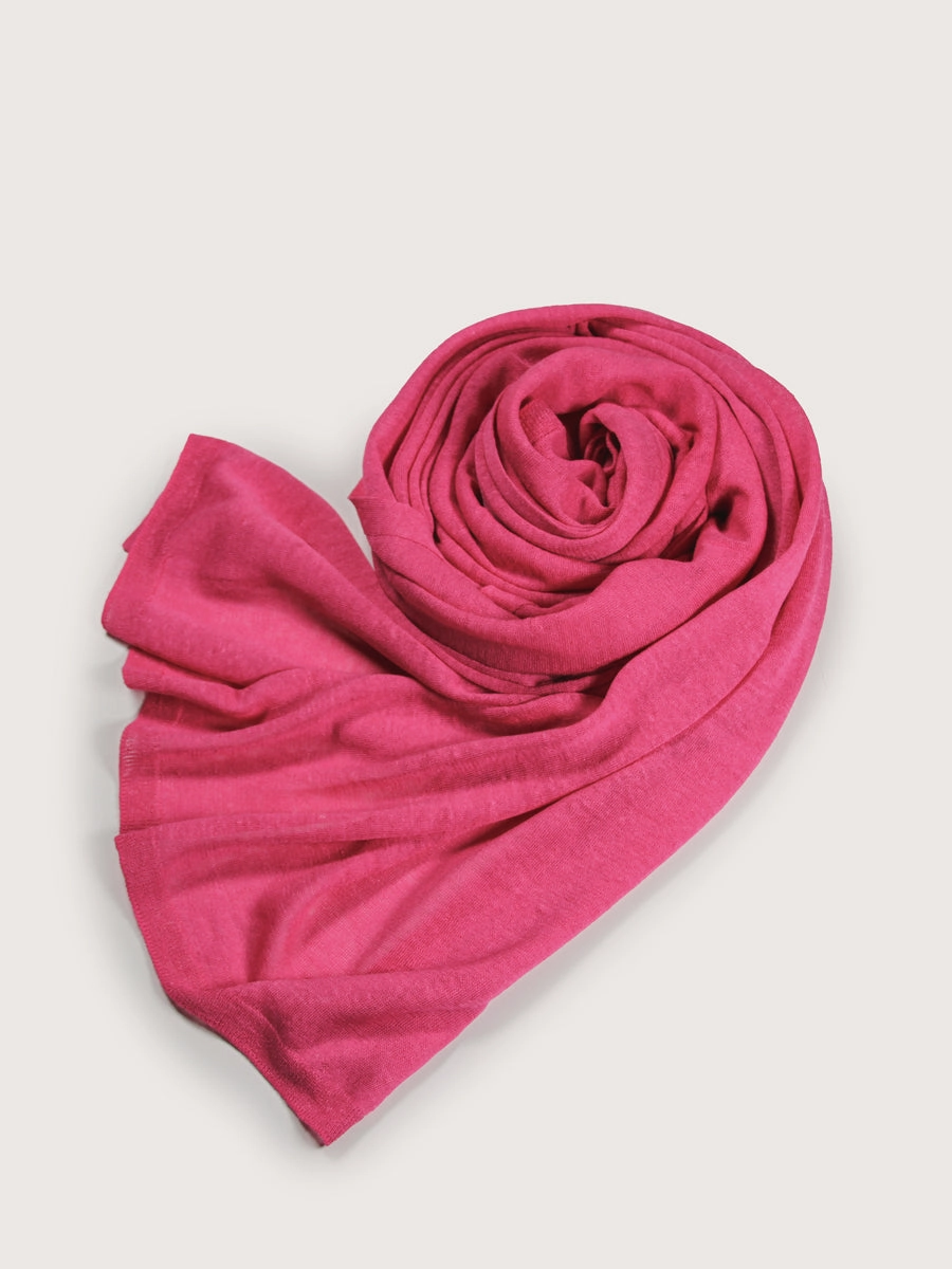 LINEN WRAP Lightweight pullover DoubleStitched Hemming