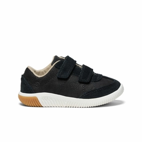 Little Kids' KNX T-Toe Sneaker  |  Black/Star White Versatile Slip On