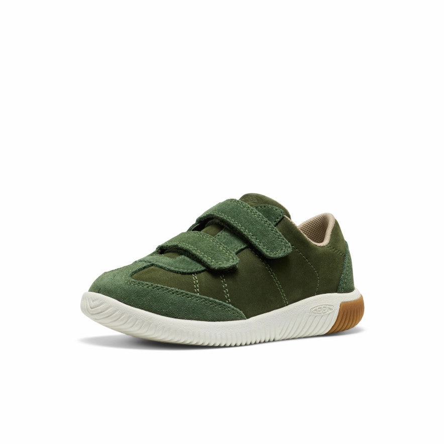 Slip On Style Little Kids' KNX T-Toe Sneaker  |  Bronze Green/Star White