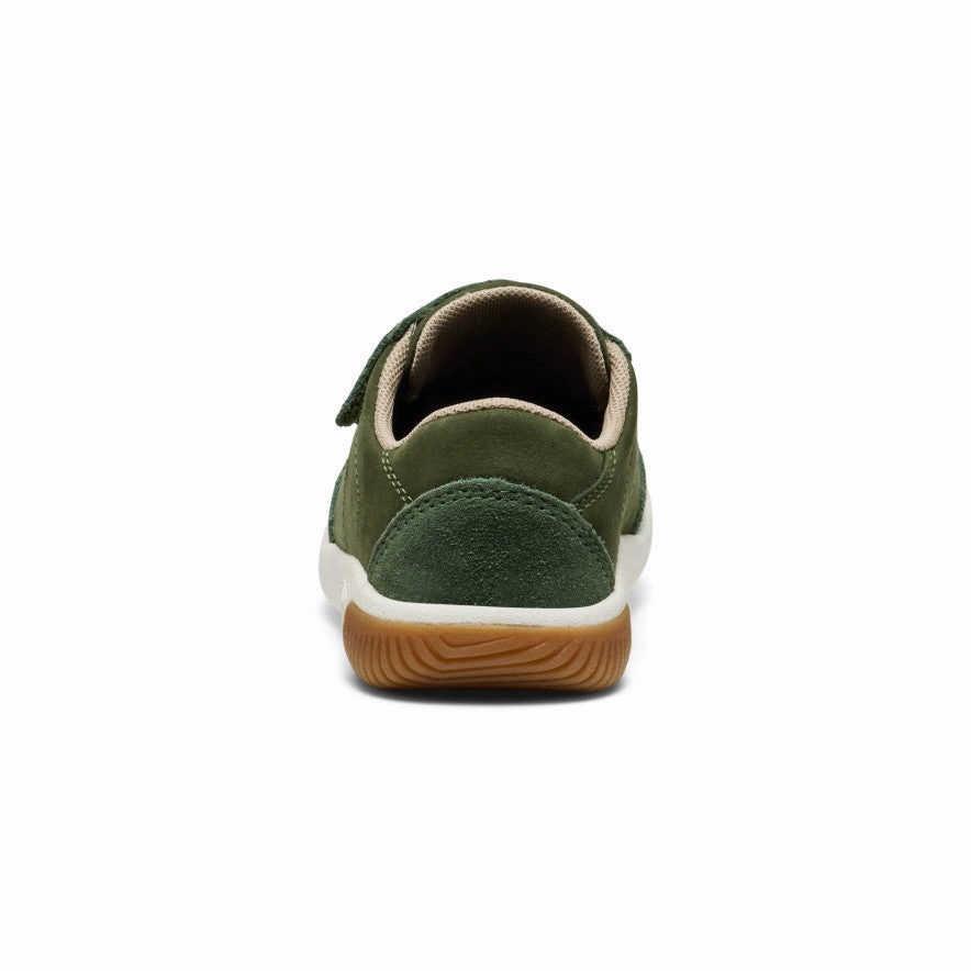 Easy Travel Wear Little Kids' KNX T-Toe Sneaker  |  Bronze Green/Star White