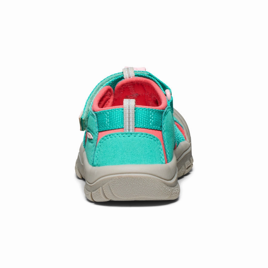 Durable Walk Fast Drying Little Kids' Newport H2  |  Bright Aqua/Giggle Pink