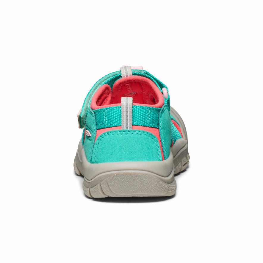 Little Kids' Newport H2  |  Bright Aqua/Giggle Pink Lightweight Frame
