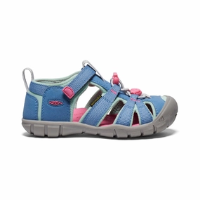 Sporty Beach Shoes Lite Mode Little Kids' Seacamp II CNX  |  Coronet Blue/Hot Pink