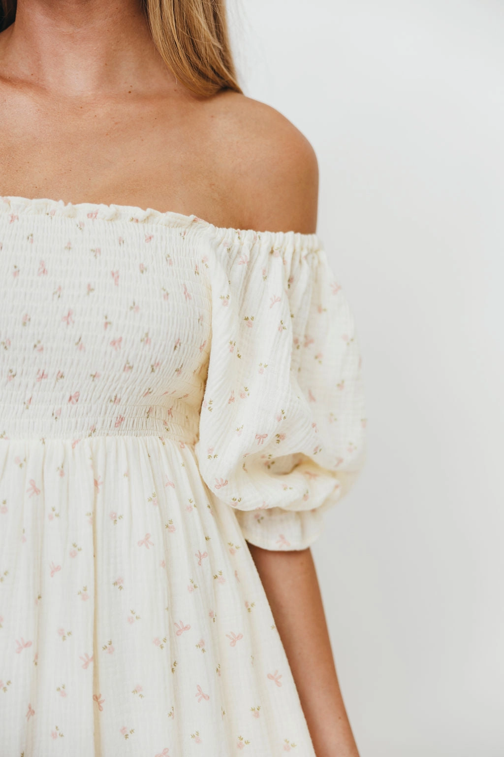 Livvy 100% Cotton Maxi Dress in Petite Pink Floral - Bump Friendly & Inclusive Sizing Satin Finish Free Step