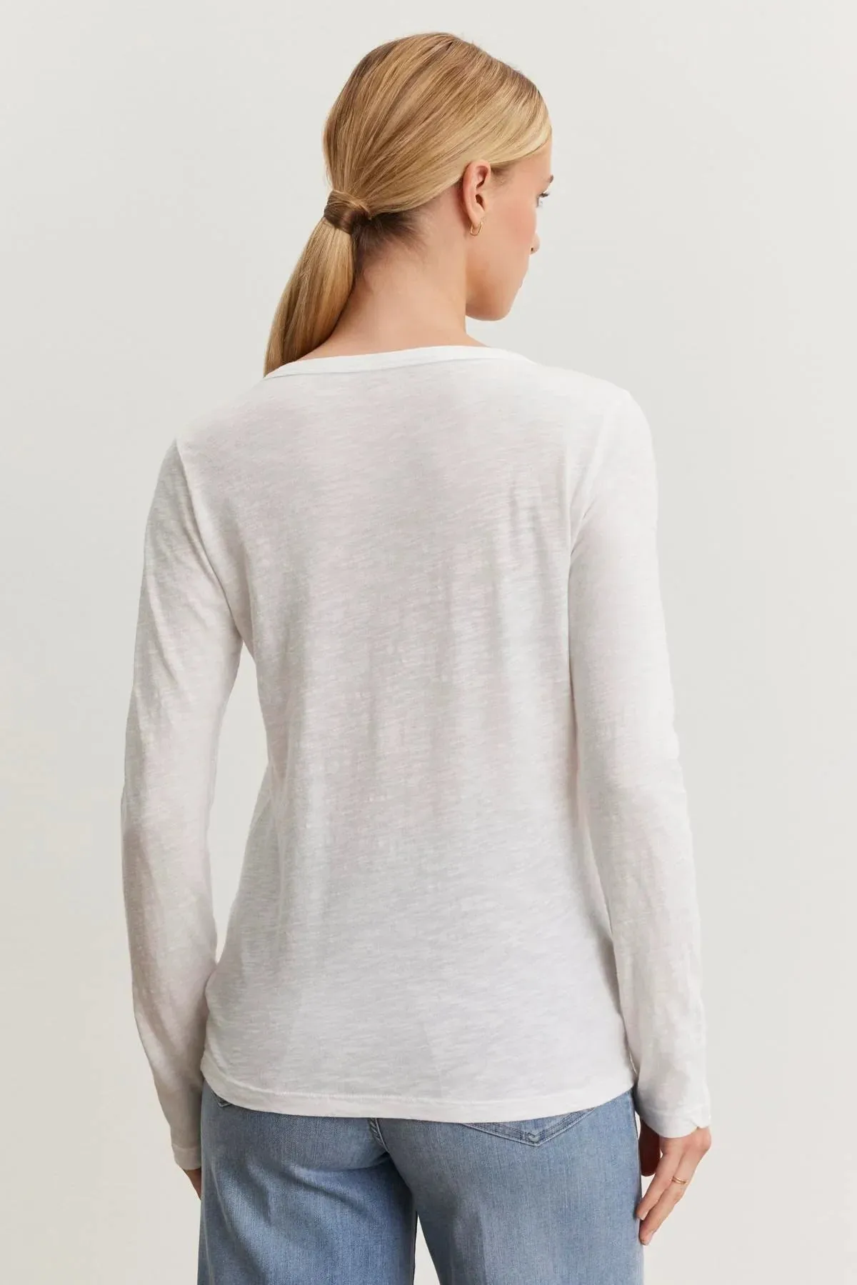 Relaxed Vibe Lizzie Original Slub Long Sleeve Tee