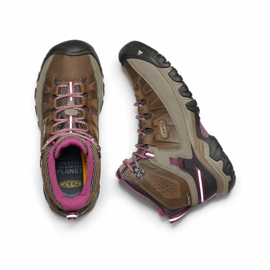 Women's Targhee III Waterproof Mid  |  Weiss/Boysenberry Seamless Comfort Remote Hiking