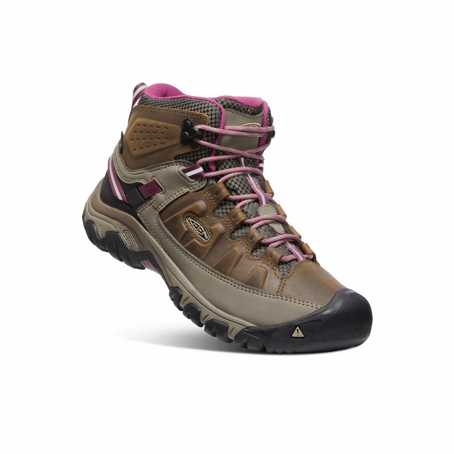 Women's Targhee III Waterproof Mid  |  Weiss/Boysenberry Memory Foam Insert Clean Cut