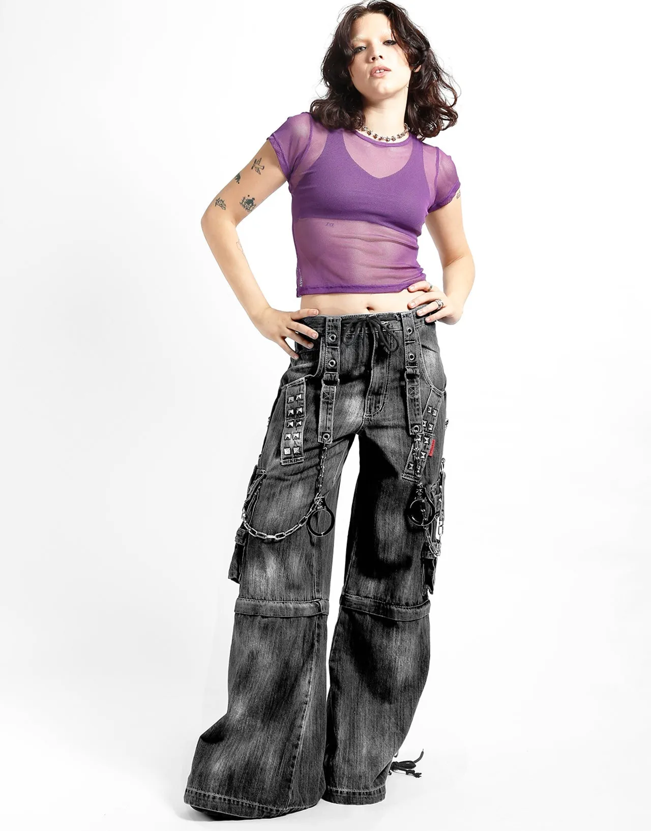 LOCK UP DENIM PANT STORM WASH Casual Fit Design