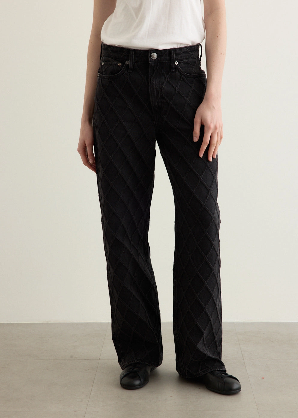 Logan Mid-Rise Wide Leg Jeans Chill Outfit Essential Piece