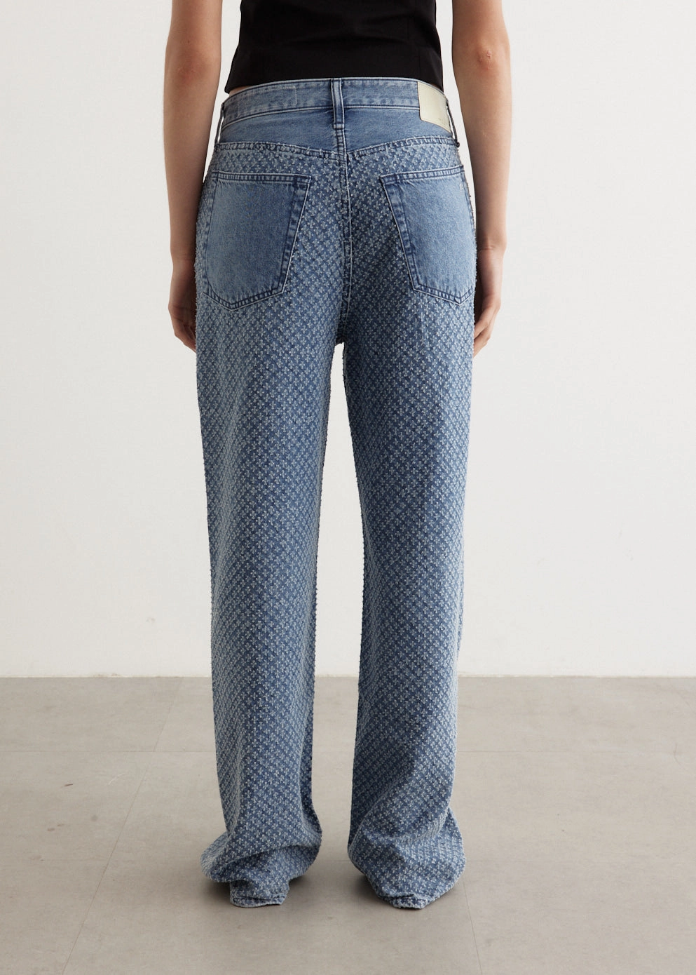 Logan Wide Leg Jeans Rainy Day High Quality