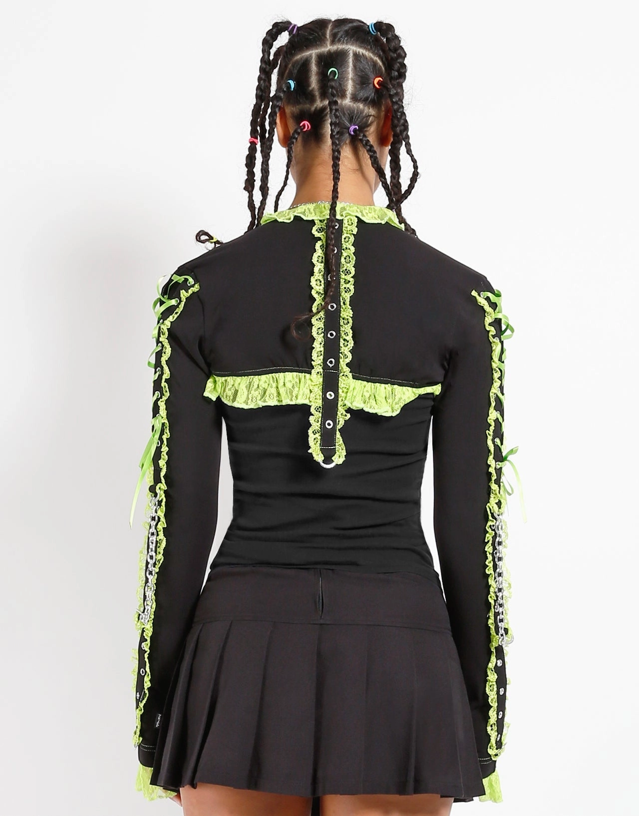 LOLITA SHRUG LIME WrinkleFree Weave