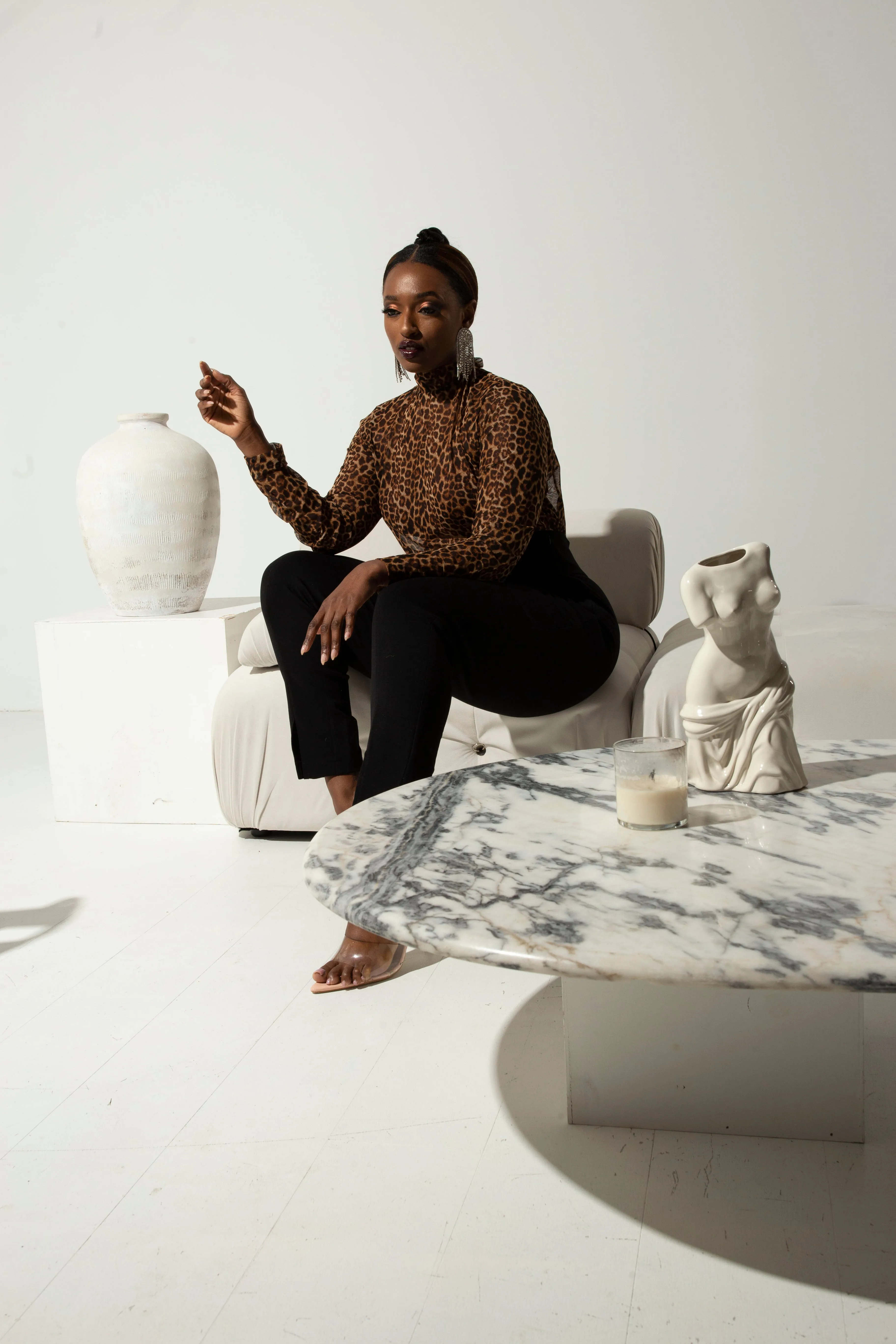 Long Sleeve Leopard TNeck-JIBRI LightweightWeave