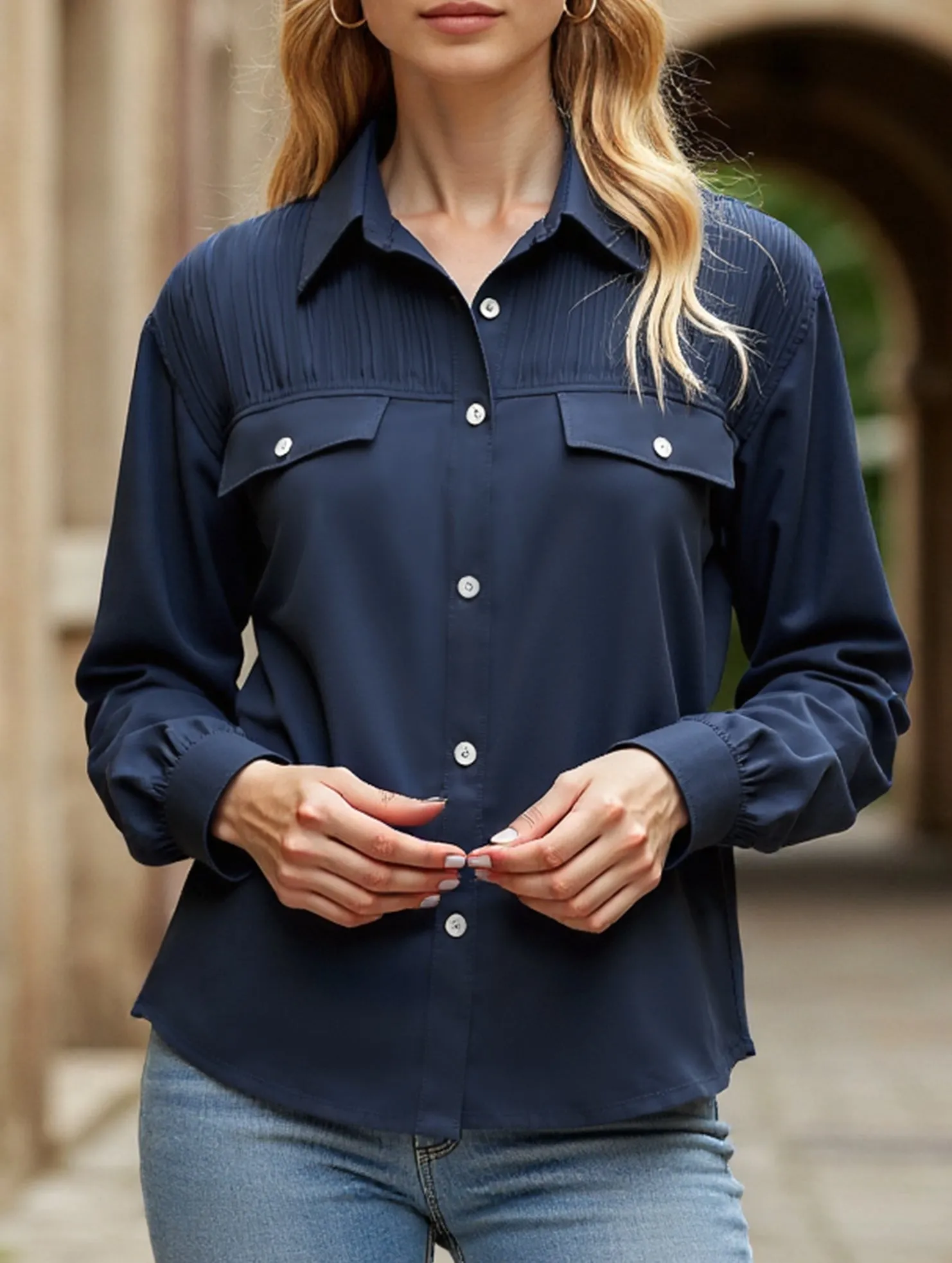 Long-sleeved cardigan for women NonIrritating Fabric