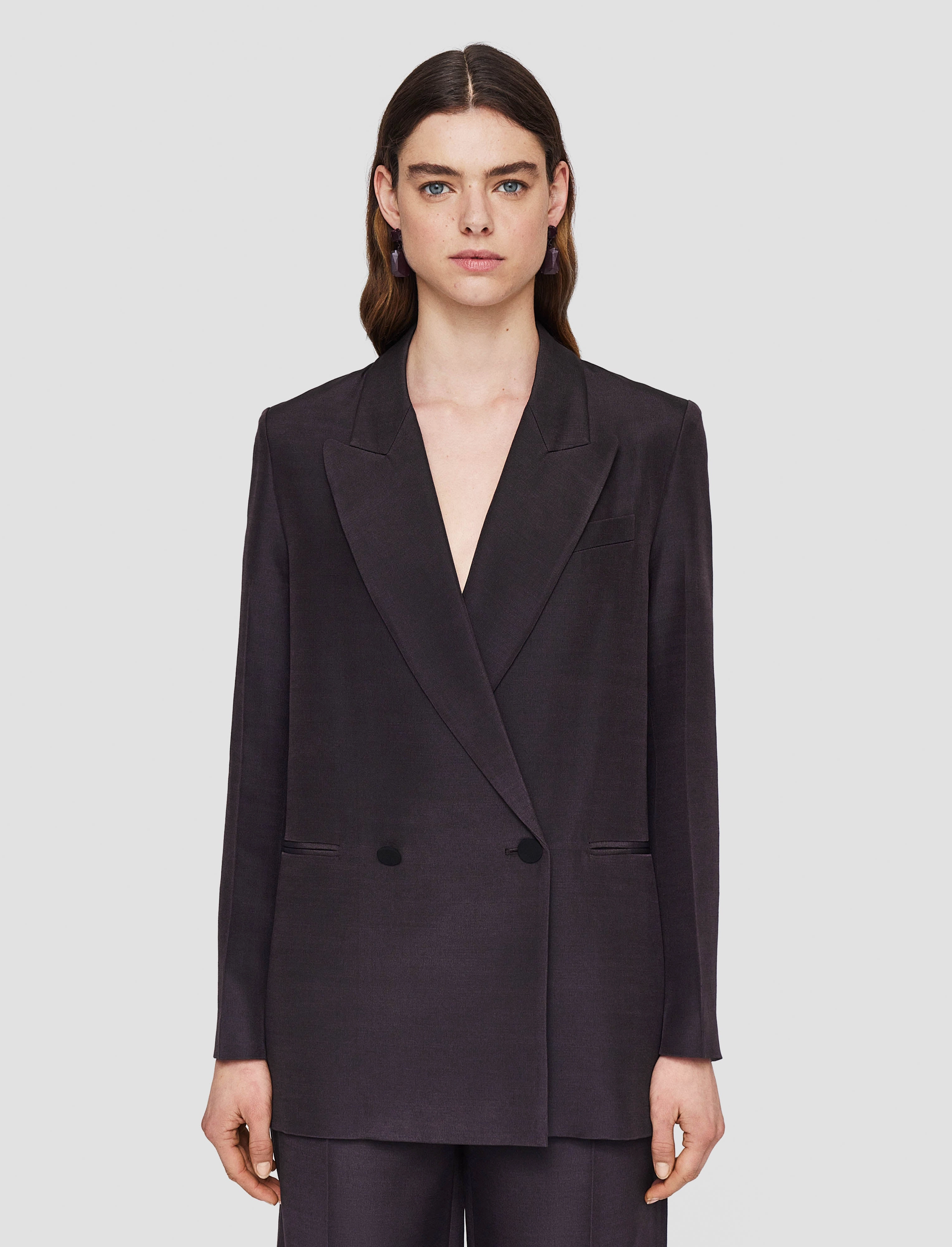 Joly Evening Silk Blend Jacket beach bonfire