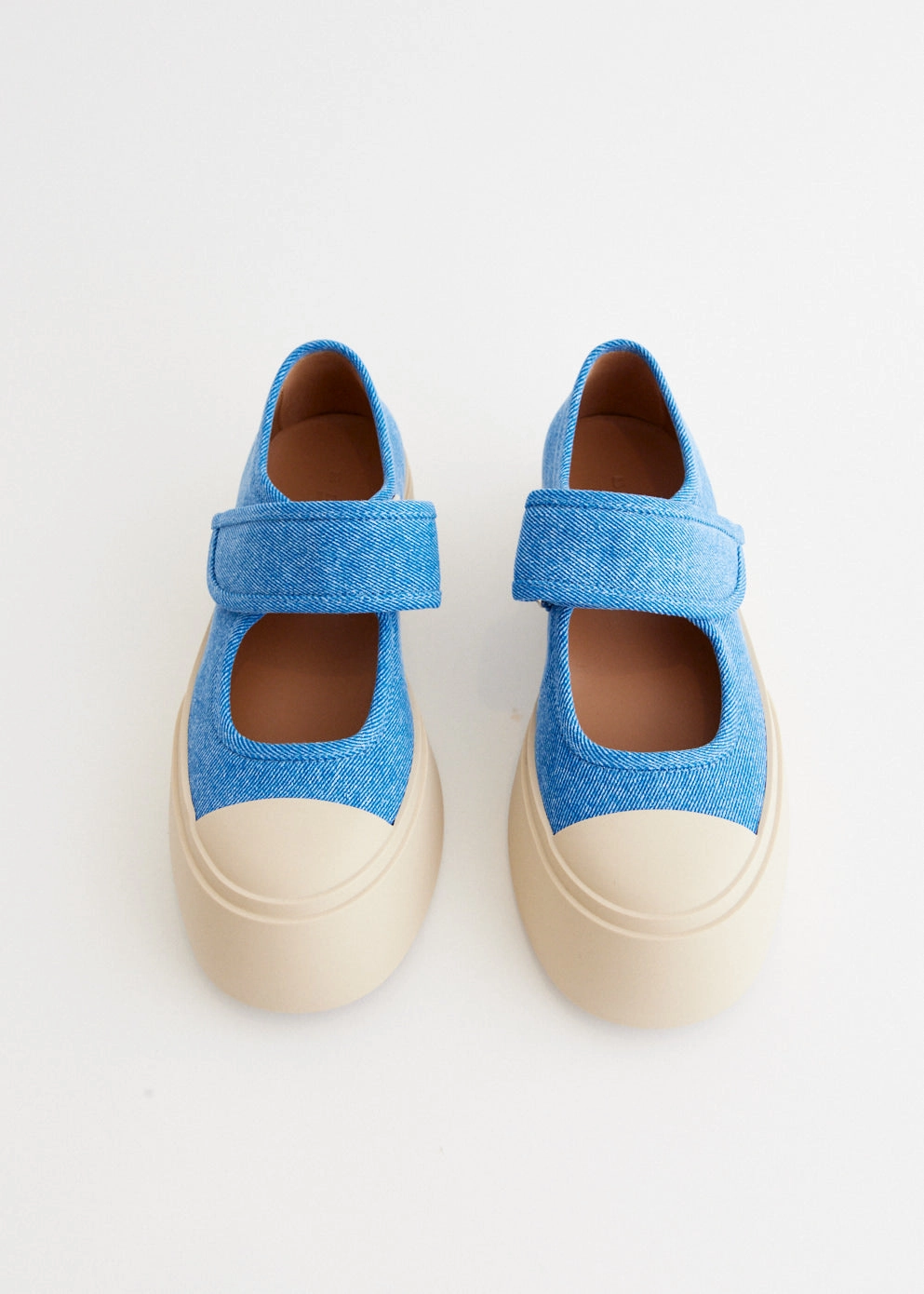 Mary Jane Sneakers Modern Look Shrink Resistant Denim