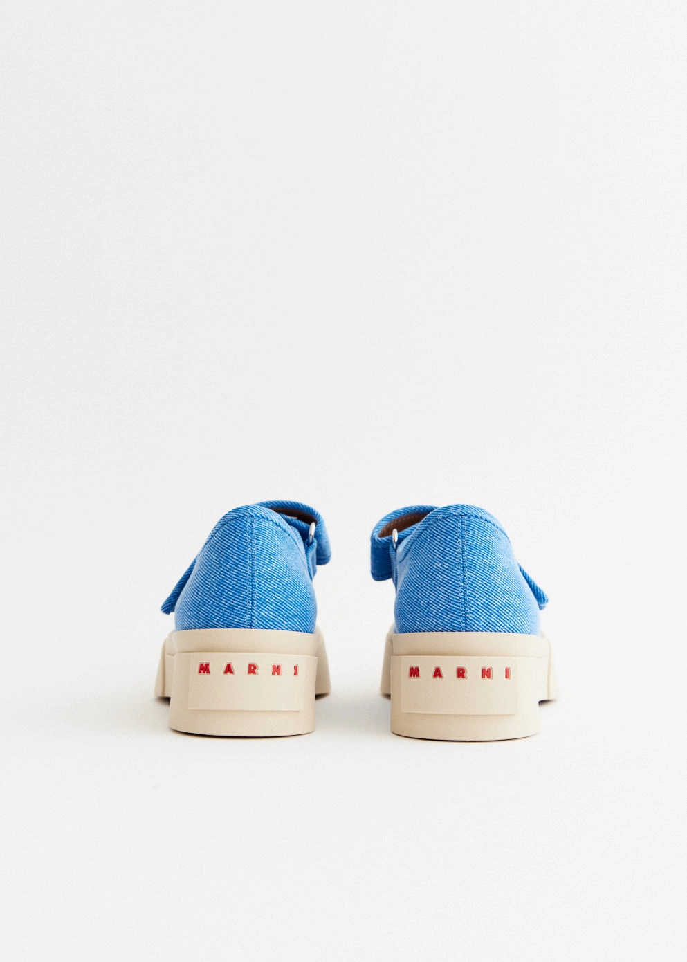 Raw Hem Design Mary Jane Sneakers