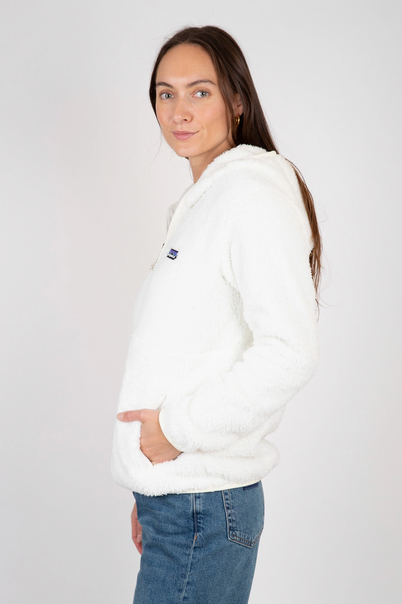 Eco Friendly Material Stylish Protection Los Gatos Hooded Fleece Pullover