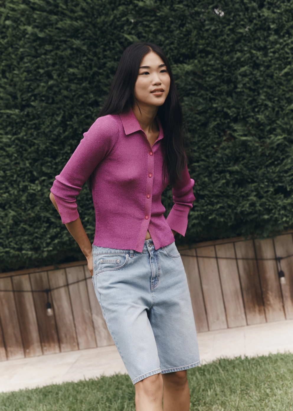 Fit Routine Lotus Denim Shorts