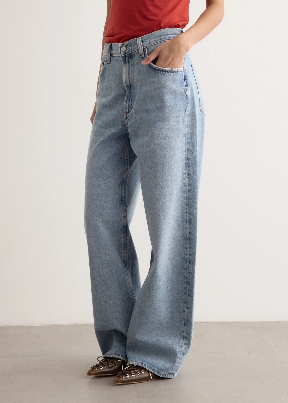 Sustainable Manufacturing Low Curve Jeans