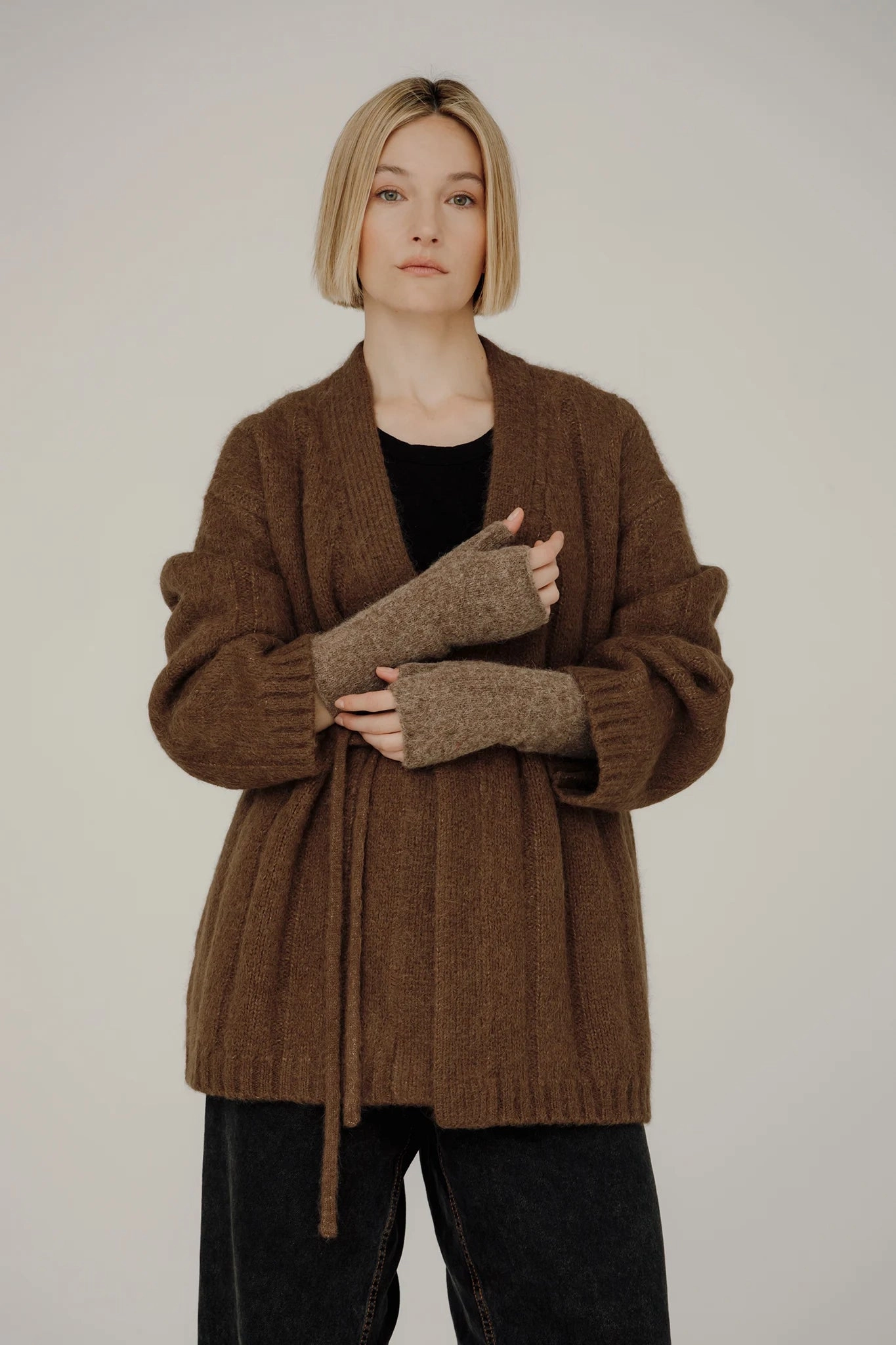 Daily Comfort Fingerless Mittens