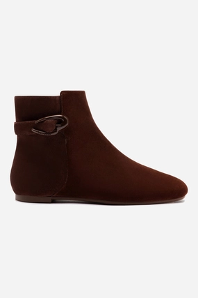 Mini Verona Boot In Brown Suede Fashionable Utility Dry Comfort