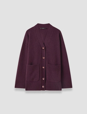 Subtle Detail Luxe Cashmere Cardigan