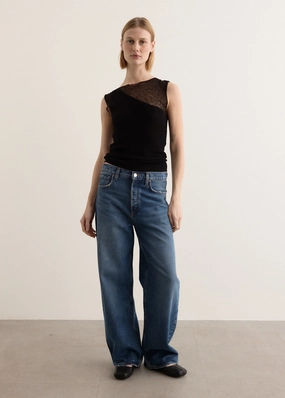 comfortable option Durable Minimalist Style Party Look Low Slung Baggy Jeans