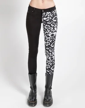 SPLIT PERSONALITY JEAN ULTRA LEOPARD Relaxed Comfort Fit Non Irritating