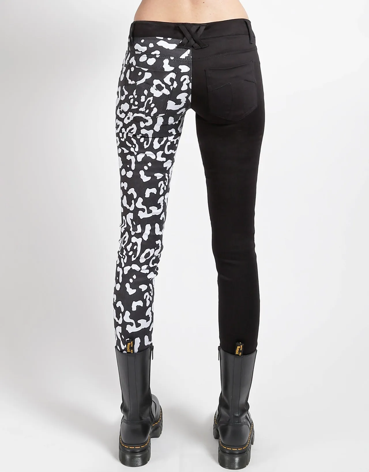 SPLIT PERSONALITY JEAN ULTRA LEOPARD Athletic Flex Wear Full Comfort