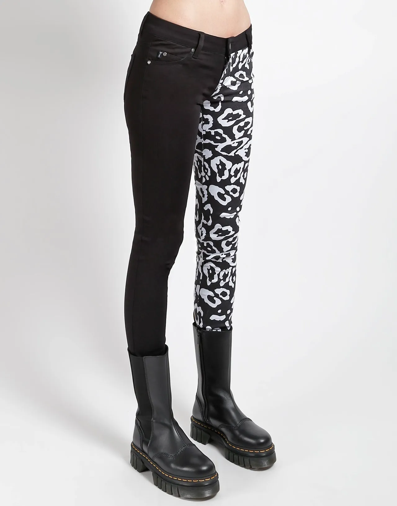 Year Round Piece Casual Daywear SPLIT PERSONALITY JEAN ULTRA LEOPARD