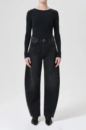 snag resistant Luna High Rise Pieced Taper