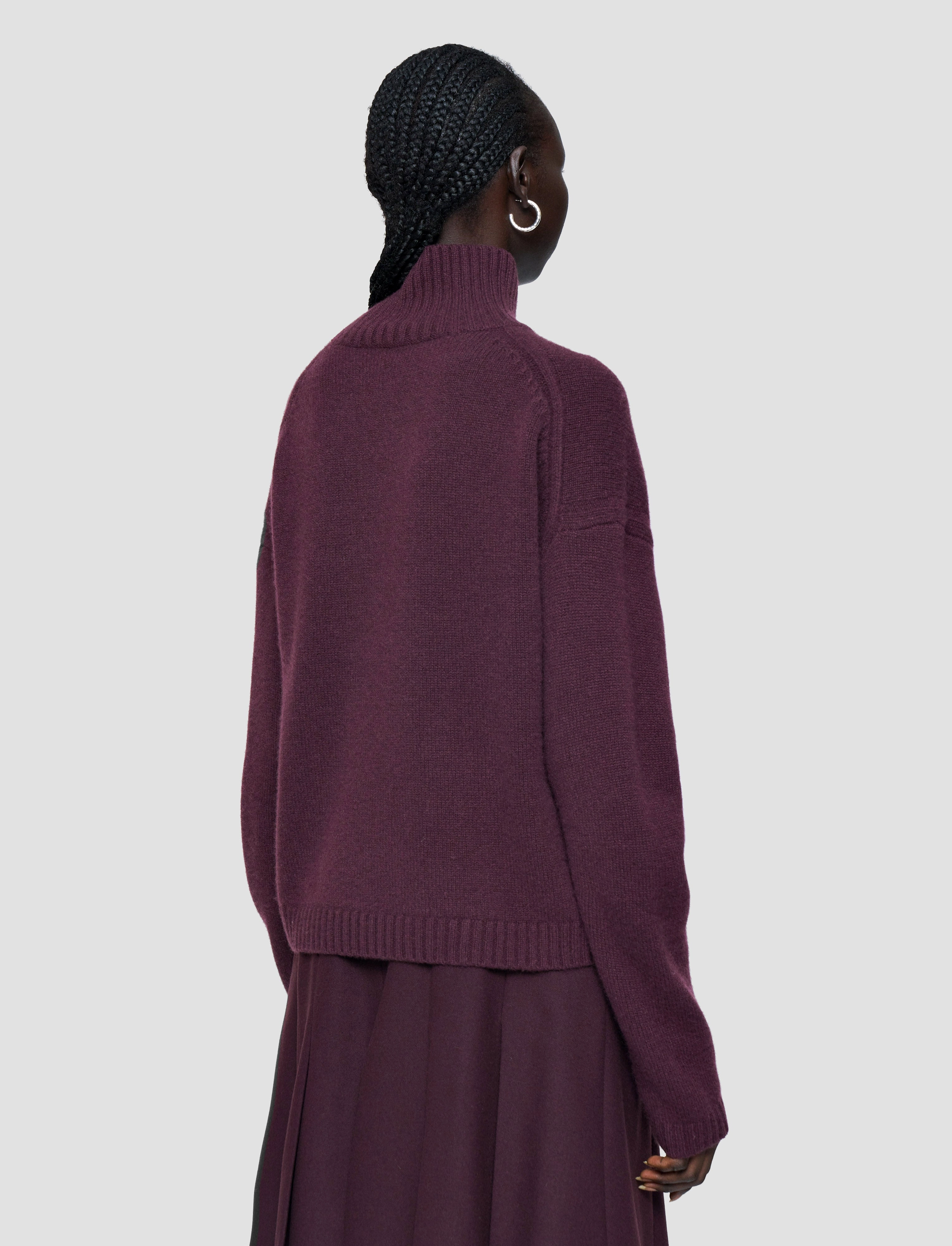 Luxe Cashmere High Neck Jumper FadeResistant
