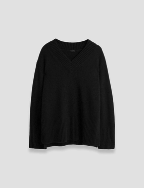 Luxe Cashmere V Neck Jumper Off Duty Weekend Comfort